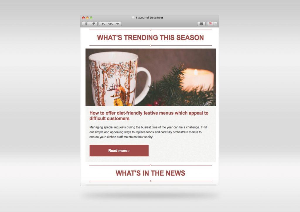 eNewsletter Fine Food Australia